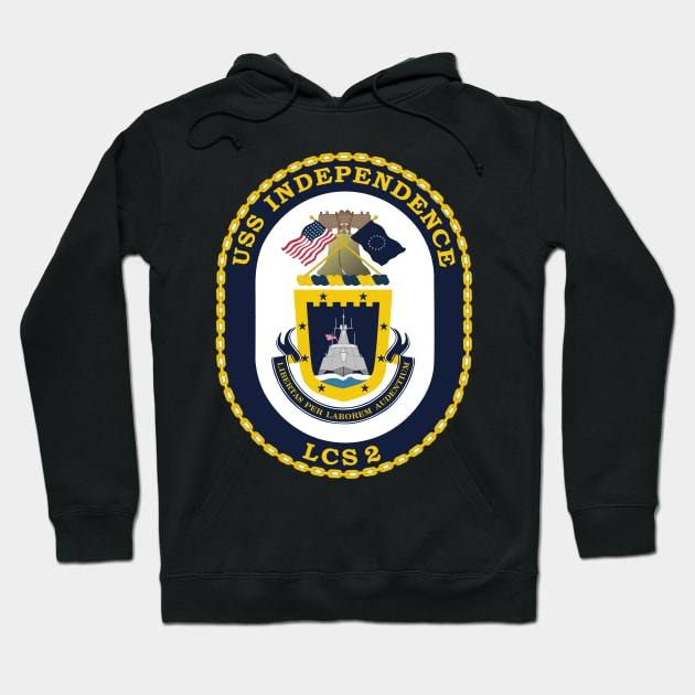 USS Independence (LCS-2) wo Txt Hoodie by twix123844